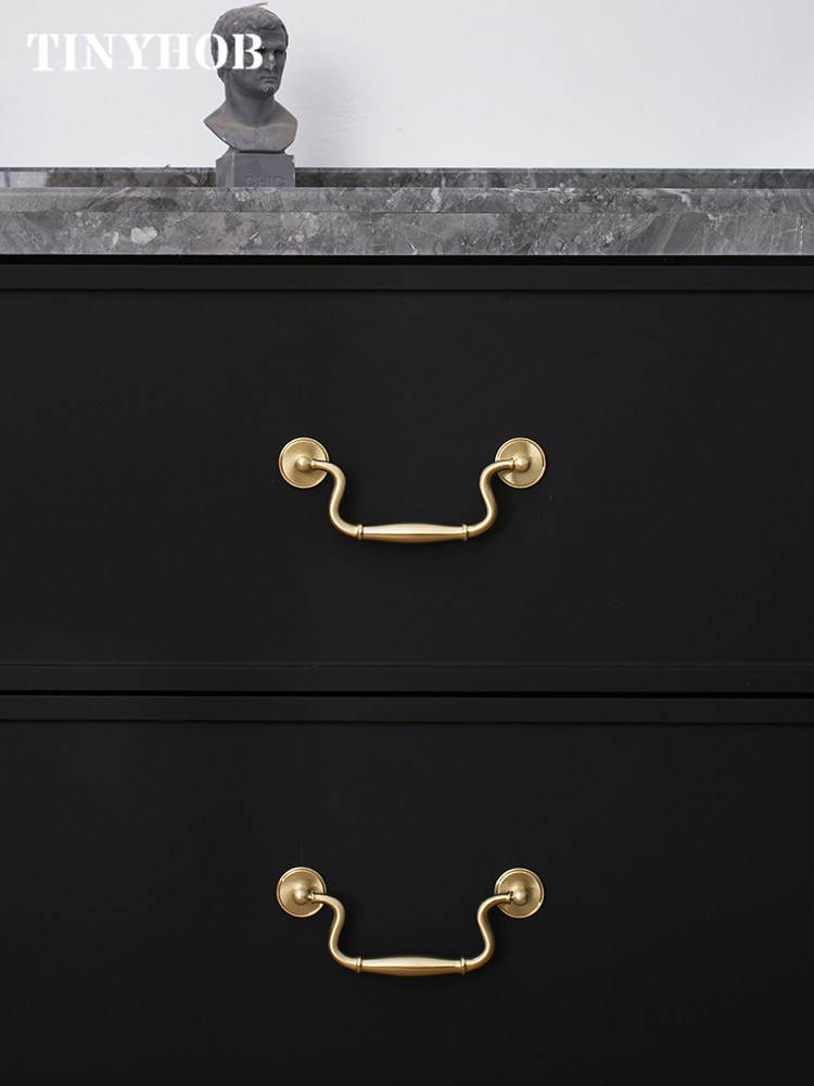 Furniture Hardware Drop Pulls - Poignées de tiroir vintage de luxe