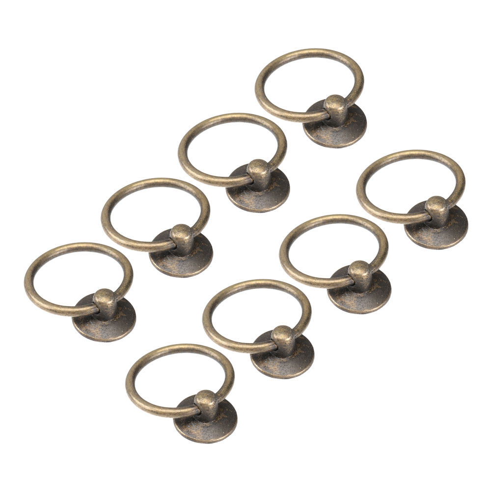 8 poignées de tiroir à anneau, - Furniture Hardware Drop Pulls avis et prix