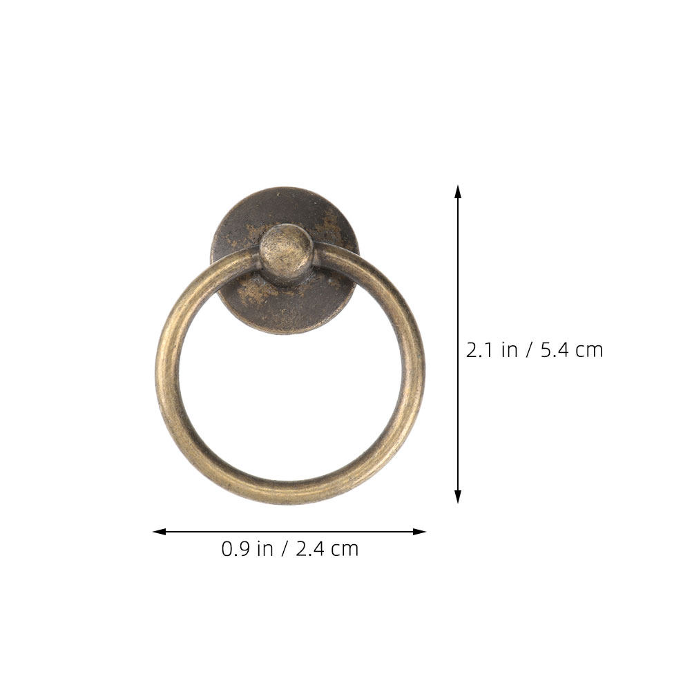 8 poignées de tiroir à anneau, - Furniture Hardware Drop Pulls avis et prix