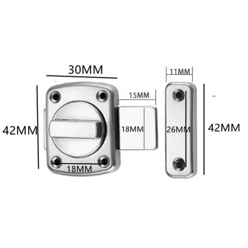 Loquet de porte antivol en mét - Furniture Hardware Fitting avis et prix